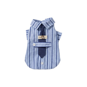 JiaBei Printemps-Été Chemise à cravate pour petit chien de type gentleman, vêtements pour chien à deux pattes, vêtements pour animaux de compagnie, vente en gros - Product Image 6