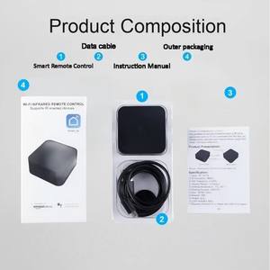 SIXWGH Hub universel intelligent tout-en-un Tuya avec télécommande Zigbee IR RF <span class=keywords><strong>WiFi</strong></span>, compatible avec Alexa, climatiseur, téléviseur, décodeur, projecteur - Product Image 6