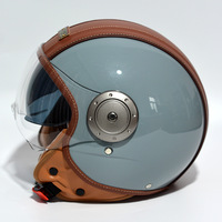 Casque de sécurité modulaire ABS pour moto et voiture électrique, unisexe, double visière, demi-casque, quatre saisons, adultes