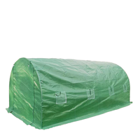 Serre de jardin portable moderne en métal galvanisé 4x2,5x2m, écologique, pour fleurs de jardin, mini-serre