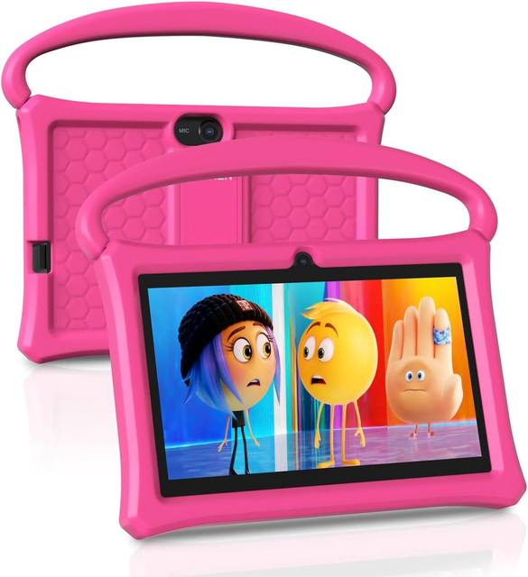 7 Inch Android Tablet for Kids New Kid-Proof Case with Parent Control Educational WiFi Tablet Pc for Toddlers Cheap Touch 7