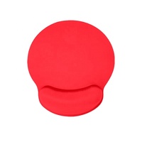 Tapis de souris de jeu en caoutchouc de couleur unie avec repose-poignet en mousse à mémoire de forme pour le bureau et la maison