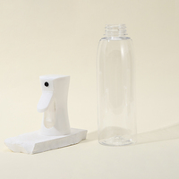 Bouteille pulvérisateur vide en plastique transparent de haute qualité, bouteille à pompe à brume continue