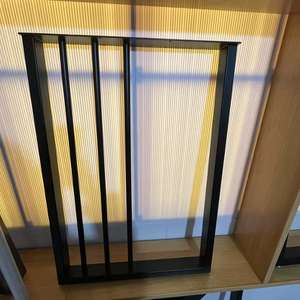 Pieds de <span class=keywords><strong>table</strong></span> de bureau ronds réglables en acier inoxydable doré avec pieds de nivellement - Product Image 5