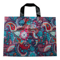 Sac fourre-tout en LDPE/PE avec logo personnalisé en relief, poignée boucle, couleur personnalisée, taille sur mesure, échantillon gratuit, idéal pour supermarchés et expositions - Prix usine