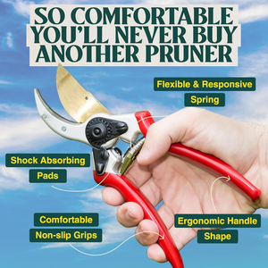 Bán buôn chuyên nghiệp 8 "Bỏ qua cắt tỉa <span class=keywords><strong>Shears</strong></span> Heavy Duty vườn cắt với SK5 lưỡi thép cho cây cắt sử dụng thương mại - Product Image 2