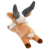Jouet en peluche doux, forme de gazelle réaliste, accessoire interactif de style animalier pour animaux de compagnie