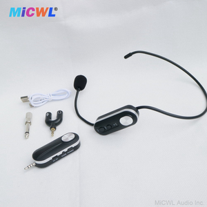 Sistema de <span class=keywords><strong>micrófono</strong></span> de auriculares inalámbricos portátiles, Mini transmisor de 3,5mm y 6,5mm para enseñar, mezclador de teléfono móvil, amplificador, <span class=keywords><strong>diadema</strong></span> - Product Image 6