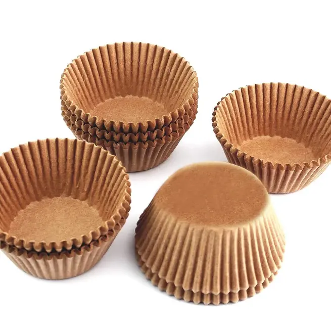 Cozimento personalizado copos papel Food-Grade Cupcake forros tamanho padrão Cupcake Wrappers