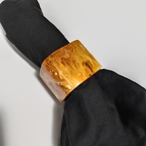 Anillo de Servilleta de Resina de Calidad Premium para Mesa de Comedor de Hotel, Accesorio Elegante para Decoración de Mesa, Disponible para la Venta - Product Image 5