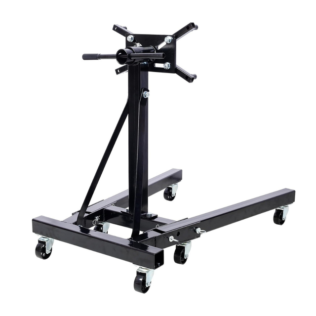 Heavy-Duty 360° Adjustable Car Jacks 2000 LBS Capacity Folding Engine Stand with Mounting Head