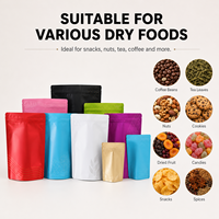 Sacs Doypack à Fermeture Zip Refermable Qualité Export, Vert Brillant, Fenêtre Transparente, Qualité Alimentaire, pour Emballage de Noix, Thé en Poudre, Sachet Autoportant