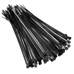 Attaches de câbles en nylon Lts Litai 3x100mm autobloquantes anti-effraction, industrielles, noires et blanches, ignifuges V2, certifiées CE, RoHS, ISO9001 - Product Image 2