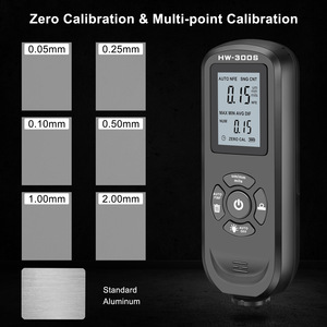Alta Sensível Digital Film Espessura Medidor Pintura Do Carro Espessura Tester Revestimento Espessura Medidor HW-300S - Product Image 2