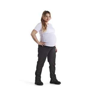BLAKLADER - 710118309900XL Women's <b>maternity</b> Service <b>trousers</b> with stretch Black - EAN 7330509717165 <b>WORK</b> <b>TROUSERS</b> - Product Image 4