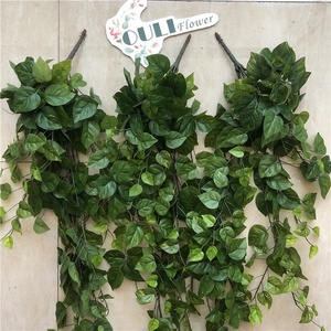 J-3087 OEM al por mayor colgante de pared Planta artificial hojas de hiedra ramo para jardín dector - Product Image 5