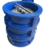 Clapet anti-retour de gaufrette de papillon pour la structure de contrôle manuelle et pneumatique de médias de gaz d'huile d'eau