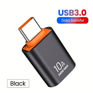 <b>USB</b> 3.0 <b>to</b> <b>Type</b> <b>C</b> <b>Adapter</b> 10A OTG <b>USB</b> <b>C</b> Male <b>to</b> <b>USB</b> Female Converter Fast Charging for Laptop Mobile Phones - Product Image 1