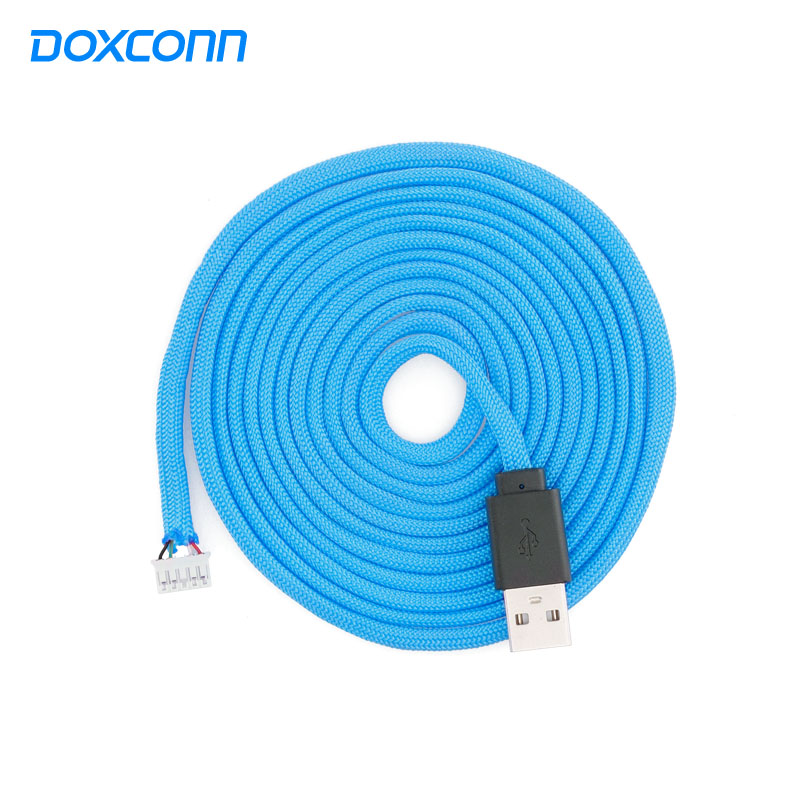 Доксконн заказной USB кабель с нейлоновой оплеткой красочные супер мягкий 550 Паракорд игровой коврик для мыши и клавиатуры кабель