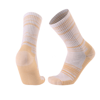 Chaussettes en laine mérinos unisexes pour les jeunes, la randonnée et le ski d'hiver, respirantes, chaudes et logo sur le bas pour les activités de plein air