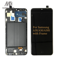 Premier écran OLED avec assemblage de cadre pour Samsung A30/A50/A50S Prix compétitifs Garantie 1 an Matériau AMOLED