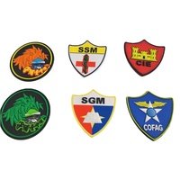 Patch personnalisé en PVC souple pour chapeau, logo 3D en caoutchouc, autocollant pour vêtements, badges personnalisés, patch thermocollant en PVC, vente en gros