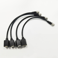 Câble Ethernet M12 6 broches vers RJ45, câble adaptateur M12-RJ45, couramment utilisé dans les environnements industriels
