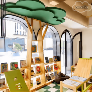 Rak Buku Kayu Chiquitos untuk Kamar Anak, Sudut Membaca, Rak Penyimpanan, Perabot Rumah Tangga, Tersedia OEM/ODM - Product Image 3