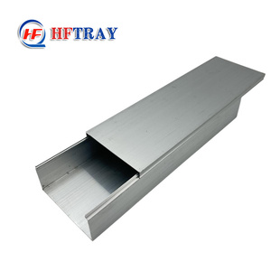 HFTRAY Chemin de câbles en aluminium 100 mm avec rail latéral massif pré-galvanisé pour la pose de câbles - Product Image 1