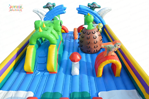 <span class=keywords><strong>Parco</strong></span> Gonfiabile a Tema <span class=keywords><strong>Dinosauri</strong></span>, Gigantesco <span class=keywords><strong>Parco</strong></span> <span class=keywords><strong>Divertimenti</strong></span> Gonfiabile <span class=keywords><strong>con</strong></span> Doppio Scivolo e Parete da Arrampicata, Castello Gonfiabile di Grado Commerciale - Product Image 5