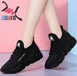 Venta de Fábrica, Zapatos Deportivos Casuales para Mujer, Nuevos, Económicos, Cómodos, de Moda, con Suela Gruesa, de Tela - Product Image 4