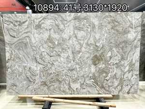 SW STONE Moderne Avalanche Marbre Brésilien Blanc Quartzite Pierre Dalle <span class=keywords><strong>Comptoirs</strong></span> Tables À Manger Planchers Mur Poli Villa - Product Image 4
