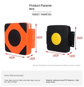 Almohadilla <span class=keywords><strong>de</strong></span> enfoque <span class=keywords><strong>de</strong></span> objetivo <span class=keywords><strong>de</strong></span> <span class=keywords><strong>boxeo</strong></span> multifuncional <span class=keywords><strong>de</strong></span> cuero PU maniquí <span class=keywords><strong>de</strong></span> <span class=keywords><strong>saco</strong></span> <span class=keywords><strong>de</strong></span> arena montado en la pared para entrenamiento <span class=keywords><strong>de</strong></span> Velcro almohadillas <span class=keywords><strong>de</strong></span> perforación <span class=keywords><strong>de</strong></span> múltiples ángulos - Product Image 4
