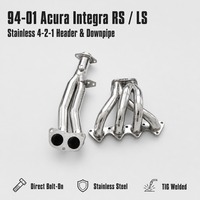 Collecteurs d'échappement de course en acier inoxydable pour Acura Integra 94-01 RS LS – Amélioration des performances, collecteur à haut débit, montage direct
