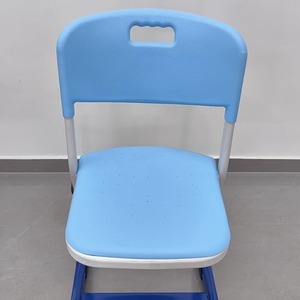 School Chair <b>Plastic</b> <b>Frame</b> Stackable For Child Student Use Blue Color Mark 003 - Product Image 1