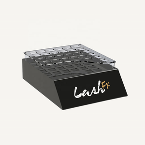 Tienda minorista personalizada 27 ranuras acrílico cosmético lápiz labial botella de Perfume mostrador estante de exhibición acrílico maquillaje soporte de exhibición - Product Image 2