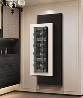 Revêtement mural en bois massif 3D fait main, sur mesure, insonorisant, pour salle à manger, décoration intérieure