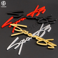 Emblème de logo SPORT en métal 3D, autocollant pour coffre de voiture, badge, décalque SPORT pour Jeep Honda Volkswagen Nissan Mazda Audi Benz BMW