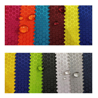 Tissu Oxford Jacquard Bicolore en Polyester 100% Enduit PU 420D Imperméable Personnalisé en Gros