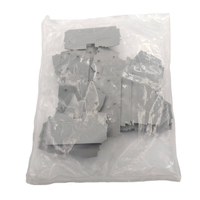 2016-1291 Nuovissima Piastra Intermedia e Finale Originale Tedesca in Stock, Spessore 1 mm, Grigia, Tipo a Incastro 2016-1291