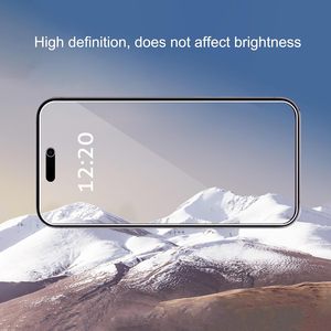Protection d'écran en verre trempé 3D haute transparence à <span class=keywords><strong>couverture</strong></span> intégrale et grand arc pour iPhone 17 16 15 14 13 12 Pro Max - Product Image 5