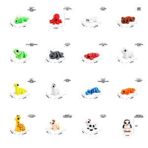 Modèle de dessin animé amusant imprimé en 3D, petit animal de compagnie, thème Safari Maternité, pour micro-paysage, produit transfrontalier très vendu - Product Image 3