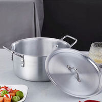 Ensemble d'ustensiles de cuisine en aluminium 7pcs ustensiles de cuisine ensemble de marmites à soupe ensemble de marmites de cuisson antiadhésives