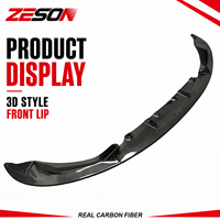 Lame avant en fibre de carbone sèche style 3D pour BMW M3 M4 F80 F82 2014-2018, lèvre inférieure de pare-chocs