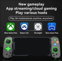 Contrôleur de jeu Portable D7 manette de jeu Gyroscope à Six axes pour Android/IOS/PC/Switch 370mAh 10 heures de vie bâton de jeu
