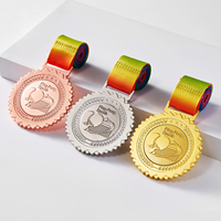Médailles de championnat et plaques de récompense personnalisées en alliage de zinc, médailles en cristal et en métal disponibles pour la personnalisation