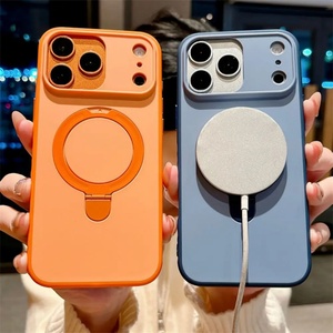 Funda Magnética Antideslizante para Teléfono con Sensación de Piel de Lujo para iPhone 16 15 14 13, Funda para iPhone 17 Pro Max con Soporte - Product Image 6