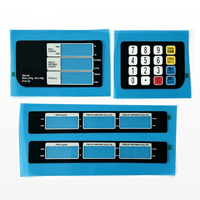 Panel de Control Frontal HMI Personalizado Resistente a los Arañazos, de PMMA Acrílico, Policarbonato PC, PET, con Membrana de Interruptores y Teclado, Superposición Gráfica