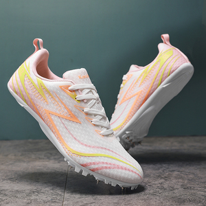 <span class=keywords><strong>Atletismo</strong></span> profesional Running Racing <span class=keywords><strong>Spikes</strong></span> Tacos para hombres y mujeres Transpirable Track Field Road Running Shoes para verano - Product Image 6