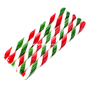 Decoraciones navideñas Sweet & Sour Candy Canes Sticks Mix Fruits Hard Candy Lollipop - Product Image 3
